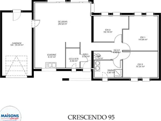 Achat maisons Vaas 4 pièces