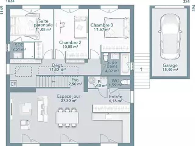 Achat maisons Valflaunès 5 pièces