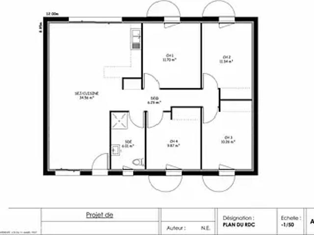 Achat maisons Verteillac 3 pièces