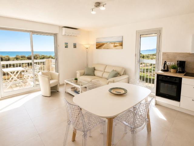 ACHAT SAINT CYPRIEN PLAGE APPARTEMENT 2 PIECES CABINE VUE MER