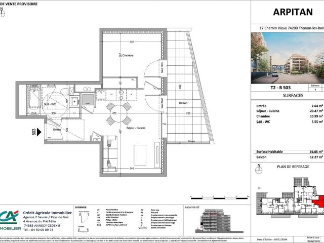 Acheter votre appartement neuf du T2 au T4 40m² Thonon les Bains