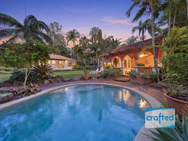 acreage life | A Private Tuscan Inspired Estate Offering Timeless Character + Home Business Opportunity Moments From Browns Plains CBD