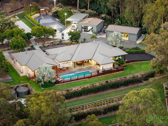 Acreage Perfection Re imagined! Incredible Residence on 8,011m2 With Pool, Pickleball Court, Sports Bar, Serious Sheds & Panoramic Views