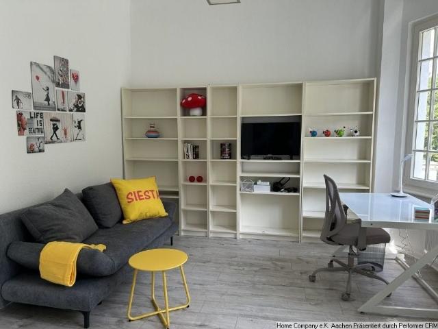 Aachen Lousberg: Modern möbl. 2 Zimmerwohnung in begehrter Wohnlage