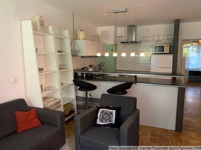 Aachen Zentrum: Modern möbl. 3 Zi. Whng. in absolut ruhiger Lage  PKW Stellpl. anmietb