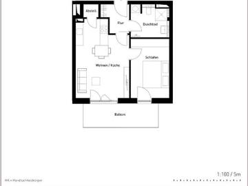 Etagenwohnung for rent in De-Haen-Platz