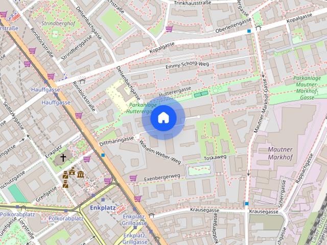 AB DEZEMBER | 3 ZIMMER WOHNUNG | MIT BALKON | 6. STOCK | NAHE U3 STATION ENKPLATZ