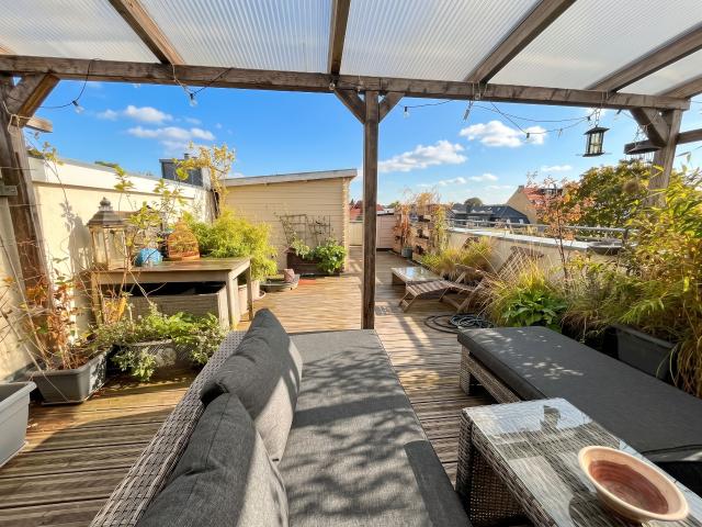 Above the rooftops of Potsdam – Residential oasis with roof terrace