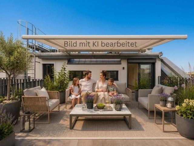Abends auf der Terrasse sitzen und Wien gehört nur dir