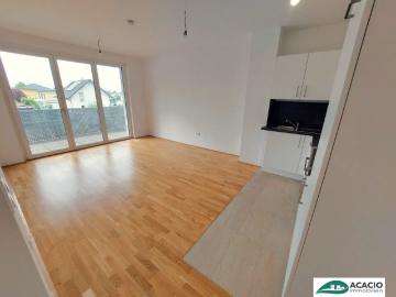 Abendsonne genießen: 2 Zimmerwohnung mit westseitigem überdachtem Balkon mit optimalem Grundriss im Wohnpark Tullnerfeld im Grünen wohnen, aber in der Stadt arbeiten Tiefgaragenplatz optional möglich!
