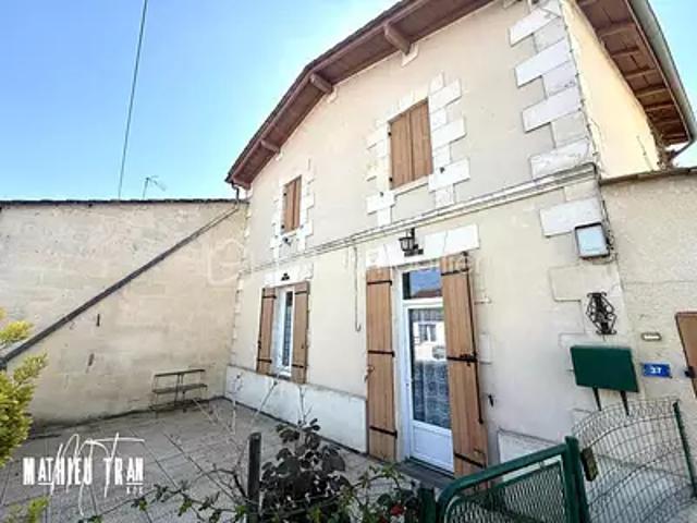 Abzac 33230 Achat / Vente maison 3 pièces t3 terrasse