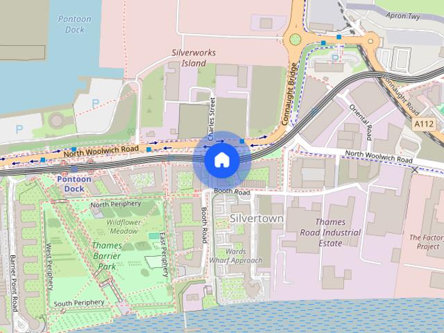 Agnes George Walk, Pontoon Docks