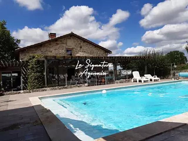 Agen 47000 Location maison 6 pièces t6 piscine terrasse