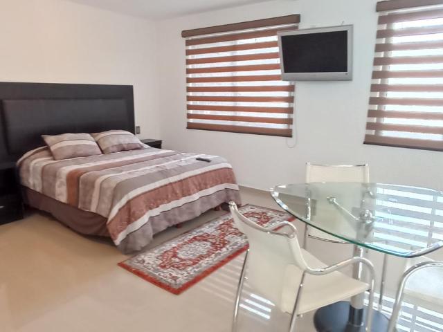 Loft amueblado con todos los servicios incluidos y estacionamiento en Tecamachalco