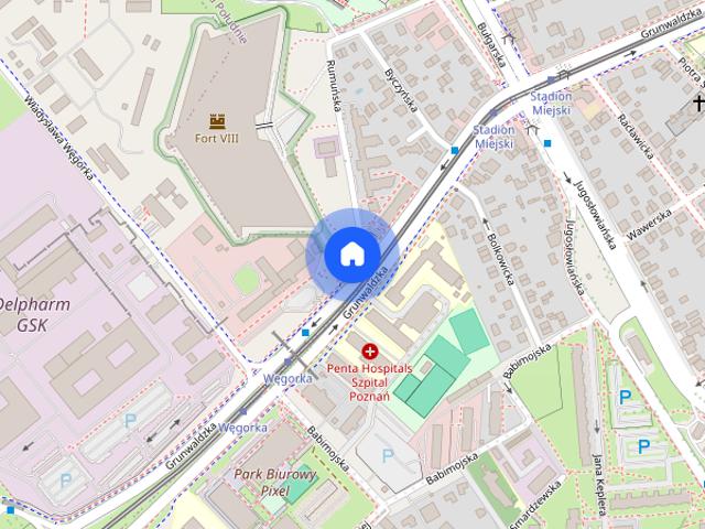 Ładne, odświeżone mieszkanie do wynajęcia, Poznań, Grunwald, 50m2, 2 pokoje
