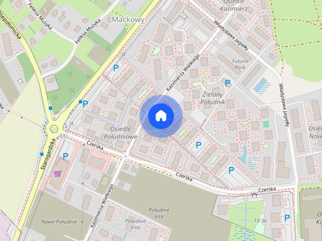 Ładne 2 pok, z dużym balkonem, sloneczne, parking