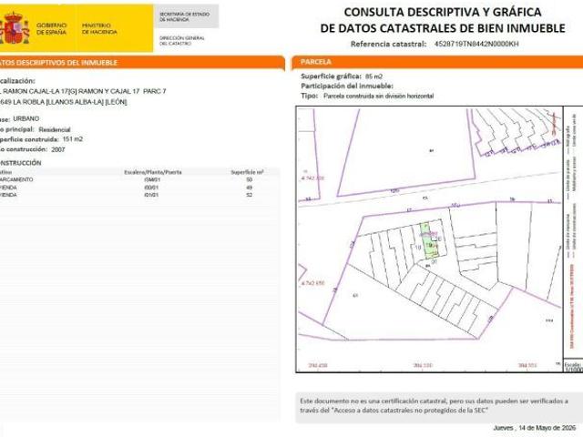 ADOSADO EN LLANOS DE ALBA LA ROBLA INMUEBLE SIN POSESION