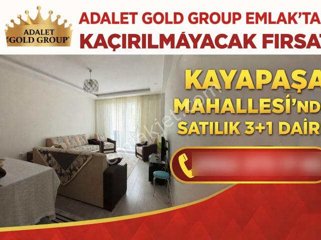 Adalet Gold Group Emlak'tan Kaçırılmayacak Fırsat.kayapaşa Mahallesi'nde Satılık 3+1 Daire