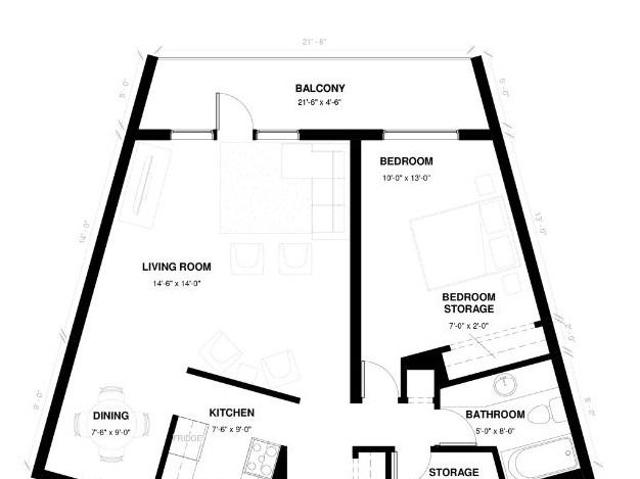 Adamar Manor 1 Bedroom Apartment for Rent at 110 Adamar Rd, Winnipeg, MB R3T 3M3 Pembina Strip