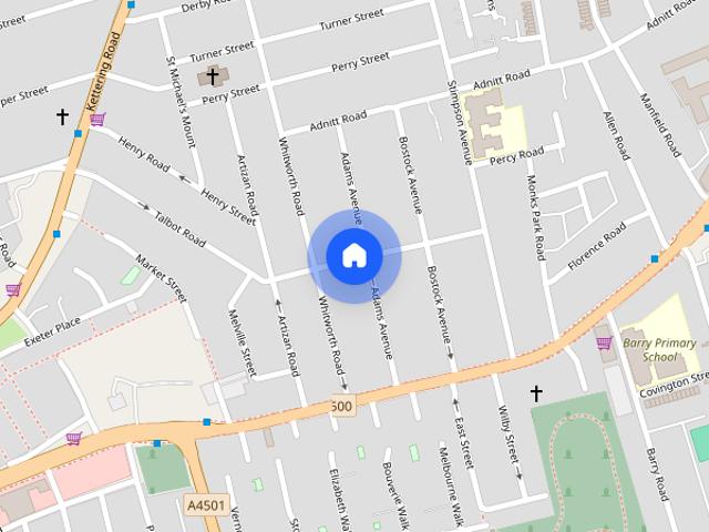 Adams Avenue, Northampton, NN1