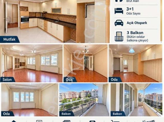 Adliye'ye Ve Tapuya Yakın 3+1 Kiralık Daire