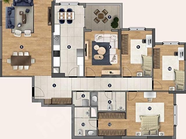 ADRES ANKARA EVLERİ A6 BLOK 14.KAT 4+1 ŞHR HSTNE CEPHE DAİRE