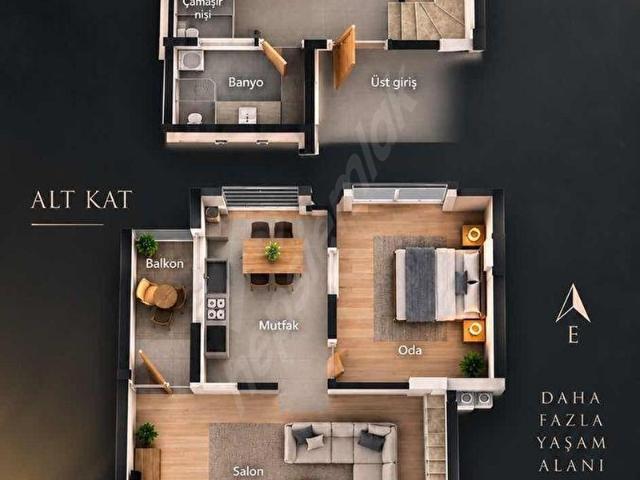 ADZ'den KIZILAY'da OFİSE KİRALAMAYA YATIRIM 2+1 DUBLEKS
