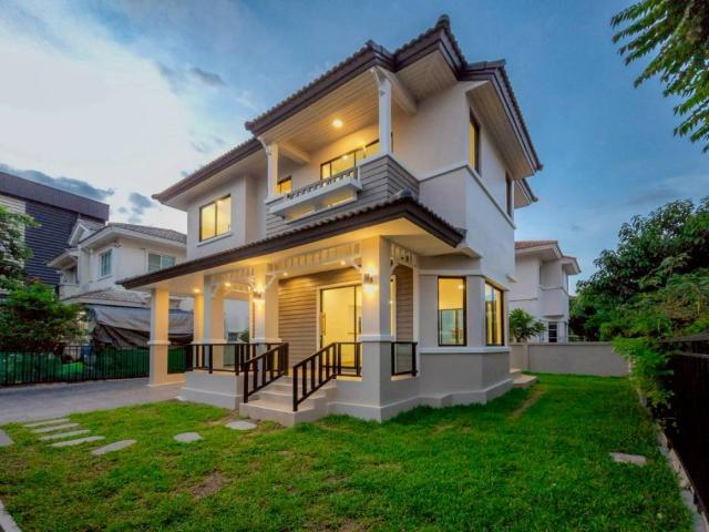 AF. บ้านสวย ทำเลดี ติดถนนนครอินทร์ หมู่บ้านมัณฑนา ปิ่นเกล้า – พระราม 5 ใกล้โลตัส พลัสมอลล์ บางใหญ่