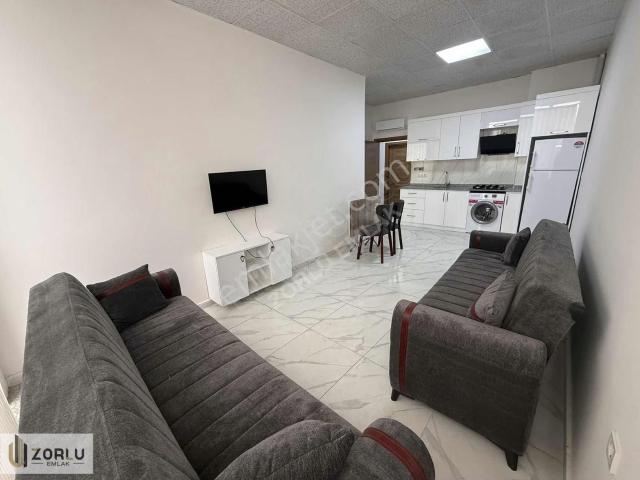 Şafak Mahallesinde Sıfır Eşyalı Asansörlü 1+1 Kiralık Daire
