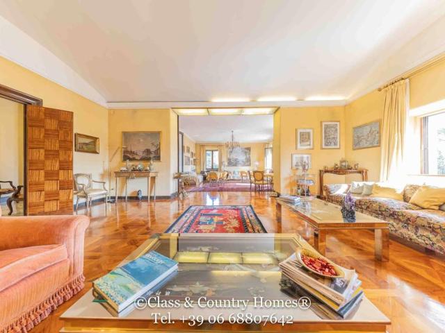 Affittasi Appartamento, Affitto di Lusso Roma Nord 520 mq in Villa Storica Annunci Roma Roma Rif.647138