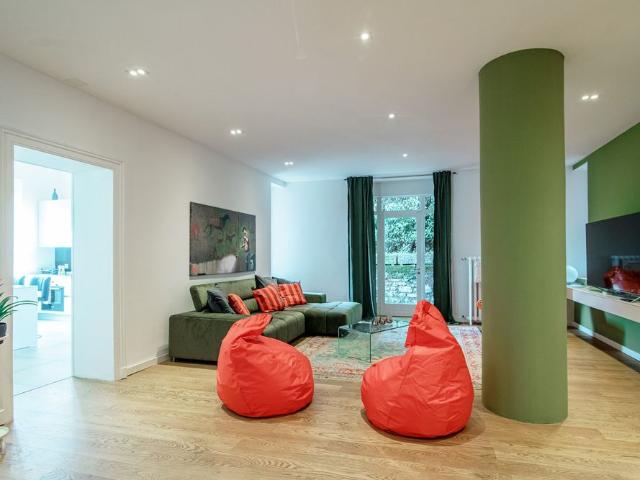 AFFITTASI MENSILMENTE Villa pronta all'uso in centro Lugano con importante vista lago