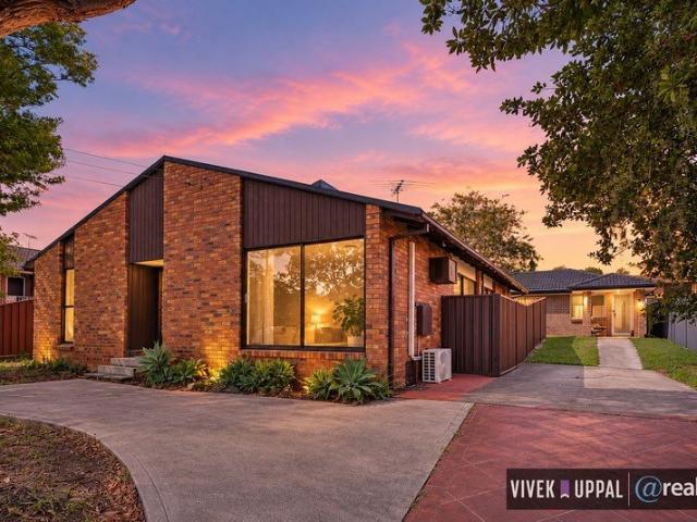 Affordable, 3 bed house with fresh paint and carpet plus 2 bed granny at $550 pw, on a substantial 696sqm block, 450m to Crestwood Public School