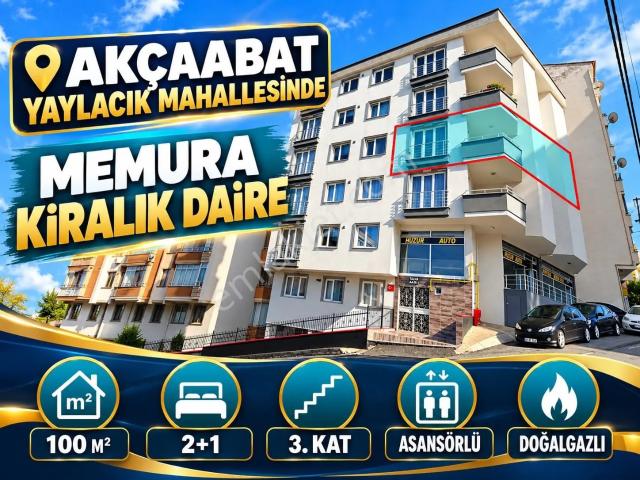 Akçaabat Yaylacık'ta Memura Kiralık Daire