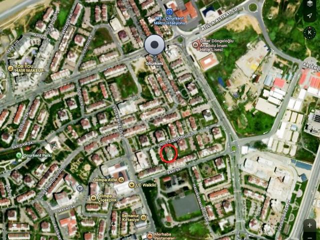 Akantus Grup Güvencesi İle Başakşehir Onurkent'te Satılık 2+1