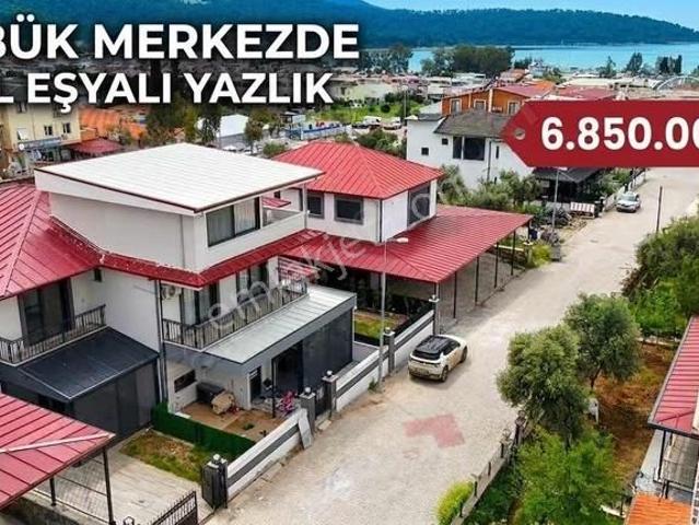 Akbük Merkez'de Eksiksiz Eşyalı Giriş Kat Yazlık
