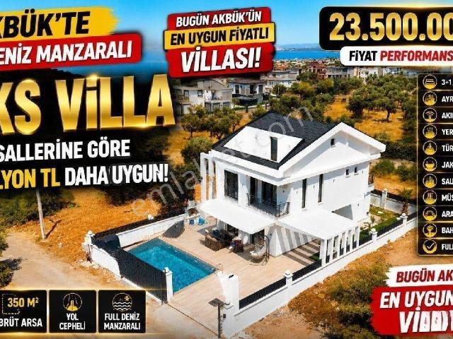 Akbük'ün En Uygun Fiyatlı Villası! | Full Deniz Manzaralı | 3+1 Müstakil Havuzlu | 23.500.000 Tl