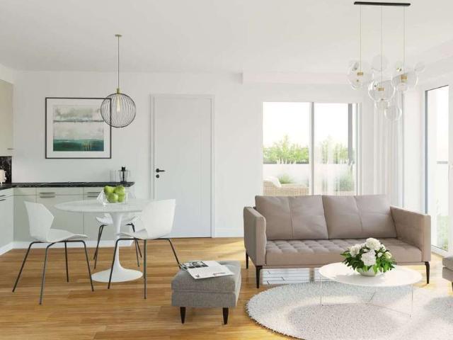 AKTION: im Oktober 2500 Euro Küchengutschein extra! 3 Zimmer Wohnung mit Terrasse und Gartenanteil