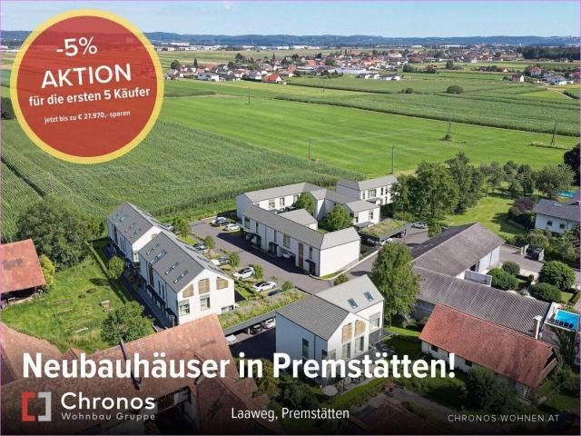 Aktion! Verkaufsstart! Neubauhäuser in Unterpremstätten! Provisionsfrei und direkt vom Bauträger!