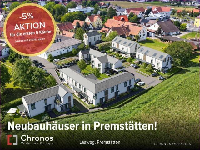 Aktion! Verkaufsstart! Neubauhäuser in Unterpremstätten! Provisionsfrei und direkt vom Bauträger!