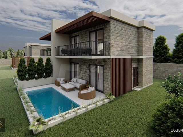 Akyarlar'da deniz manzarasına hakim, Özel havuzlu villa