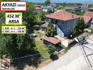 Akyazı Muhteşem Konumda 452 M² Arsa İçinde 2 Katlı Müstakil Ev