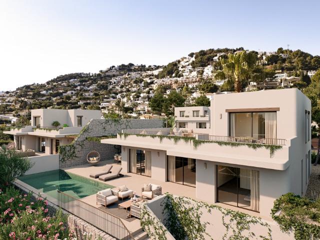 ¡Ahora en construcción! Lujosa villa de obra nueva ubicada e. 389m² Moraira