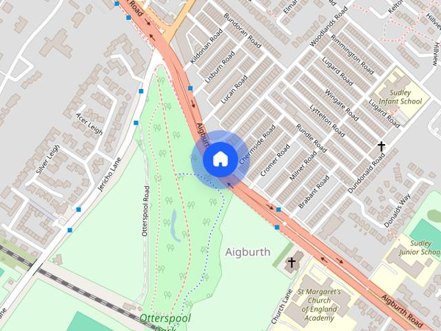 Aigburth Road, Aigburth, Liverpool, Merseyside, L17