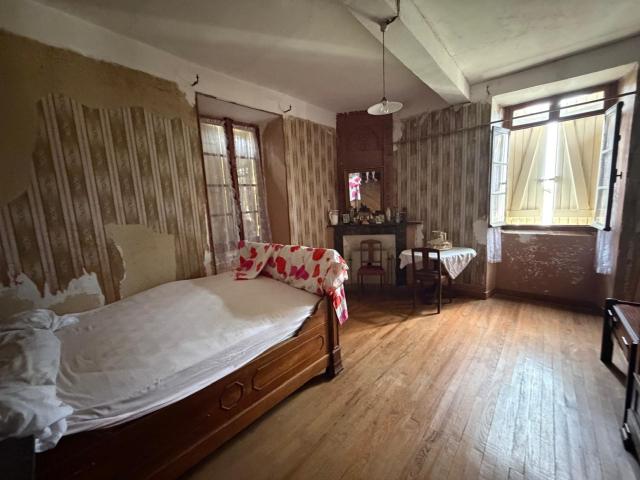 AIGNAN 32: BEL ENSEMBLE IMMOBILIER de caractere A RENOVER 300m2 + local AVEC vitrine, jardin clos 360M2, ideal investisseur, brocante, artiste, familles