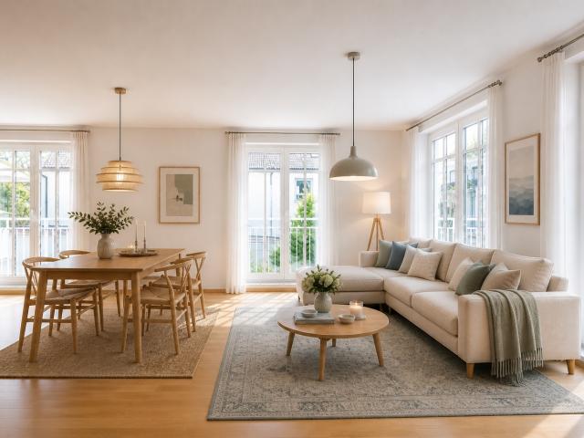 AIGNER Bezugsfreie und moderne 3 Zimmer Wohnung mit Westbalkon im begehrten Stadtteil Solln