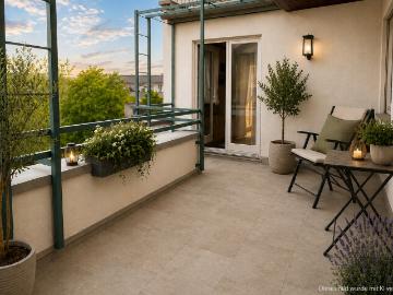 AIGNER Gut geschittene und helle 4 Zimmer Dachgeschosswohnung