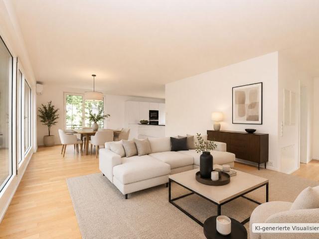 AIGNER Exklusive 2 Zimmer Wohnung mit Dachterrasse, Einbauküche, Klimaanlage in Sendling Westpark