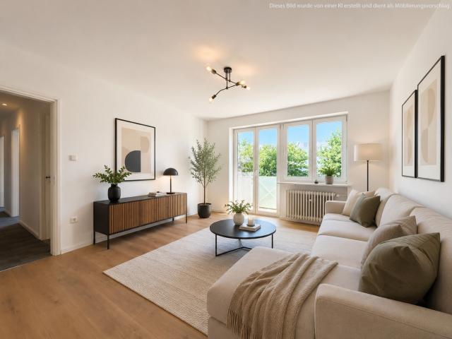 AIGNER Helle 3 Zimmer Dachgeschosswohnung in beliebter Lage Moosachs