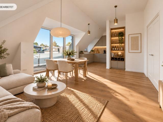 AIGNER Neubau Dachgeschosswohnung in ruhiger Lage am Truderinger Wald