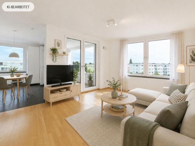 AIGNER Wohnen im Isartower! 3 Zimmer Wohnung mit Balkon in Obersendling!